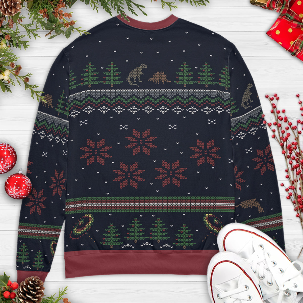 Shiny Xmas Firefly Ugly Christmas Sweatshirt