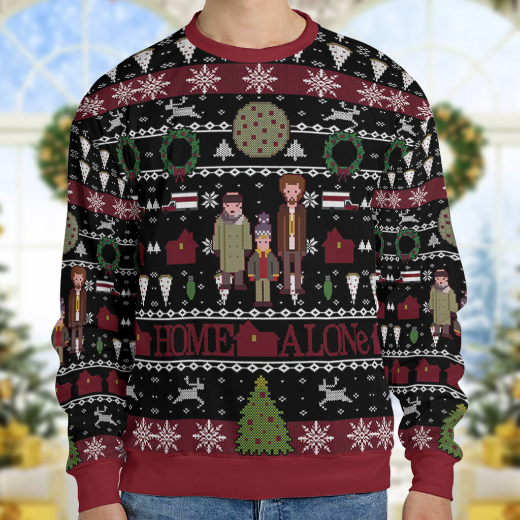 Holiday Mischief Home Alone Ugly Christmas Sweatshirt