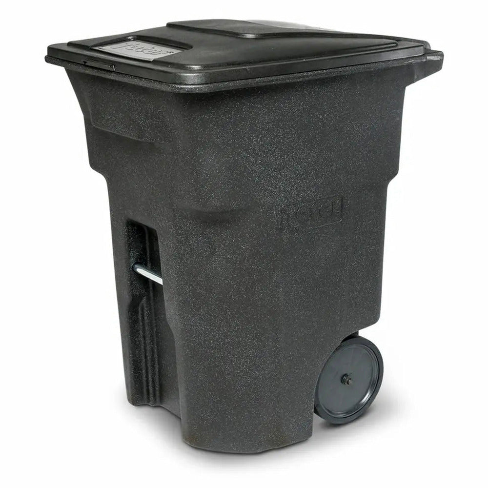 Toter 96 Gallon Trash Can With Smooth Wheels And Lid