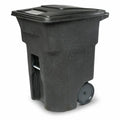Toter 96 Gallon Trash Can With Smooth Wheels And Lid