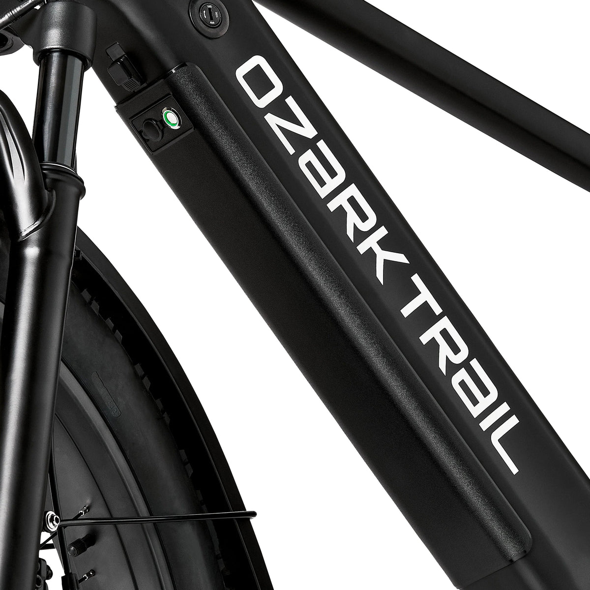 Ozark Trail Electric Fat Tire Bike, 26in, 48V, Class 2, Black, Fits Riders 5ft 2in - 6ft 1in - M.3 Ranger+