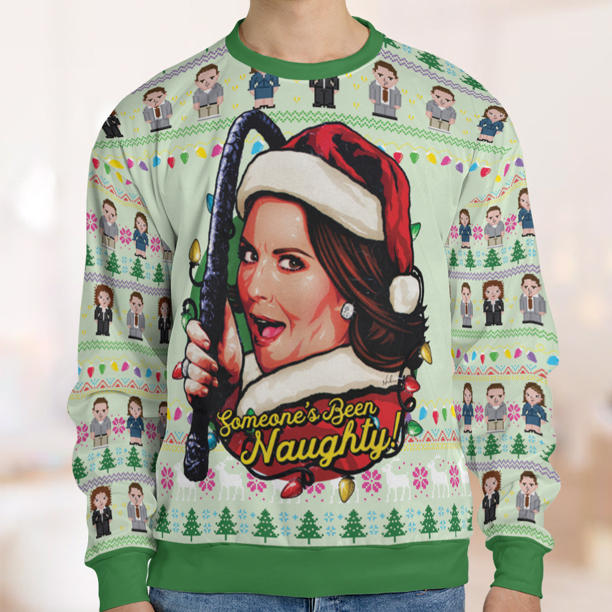 Someone's Been Naughty! Ugly Christmas Sweatshirt