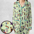 70s Witches Cartoon Characters Pajamas Set