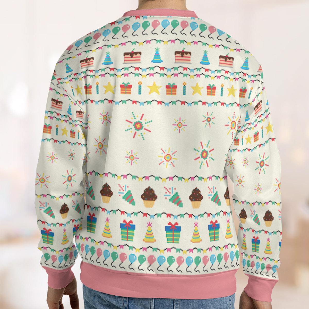 The Party Never Ends Ugly Christmas Sweatshirt