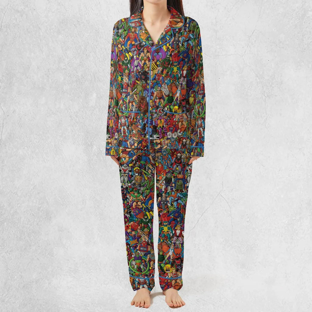 MOTU's Characters Figure Pattern He-man and The Masters of The Universe Pajamas Set