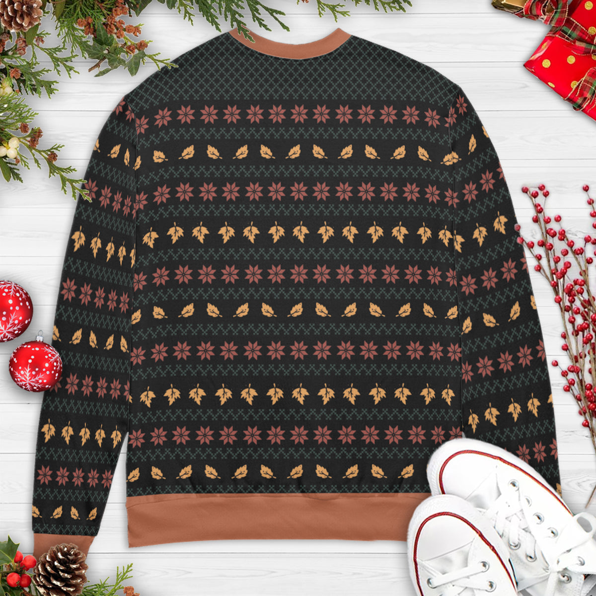 Talk To Bears Parks and Recreation Ugly Christmas Sweatshirt