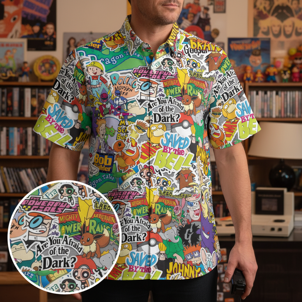 Wear The 90s Button Down Shirt