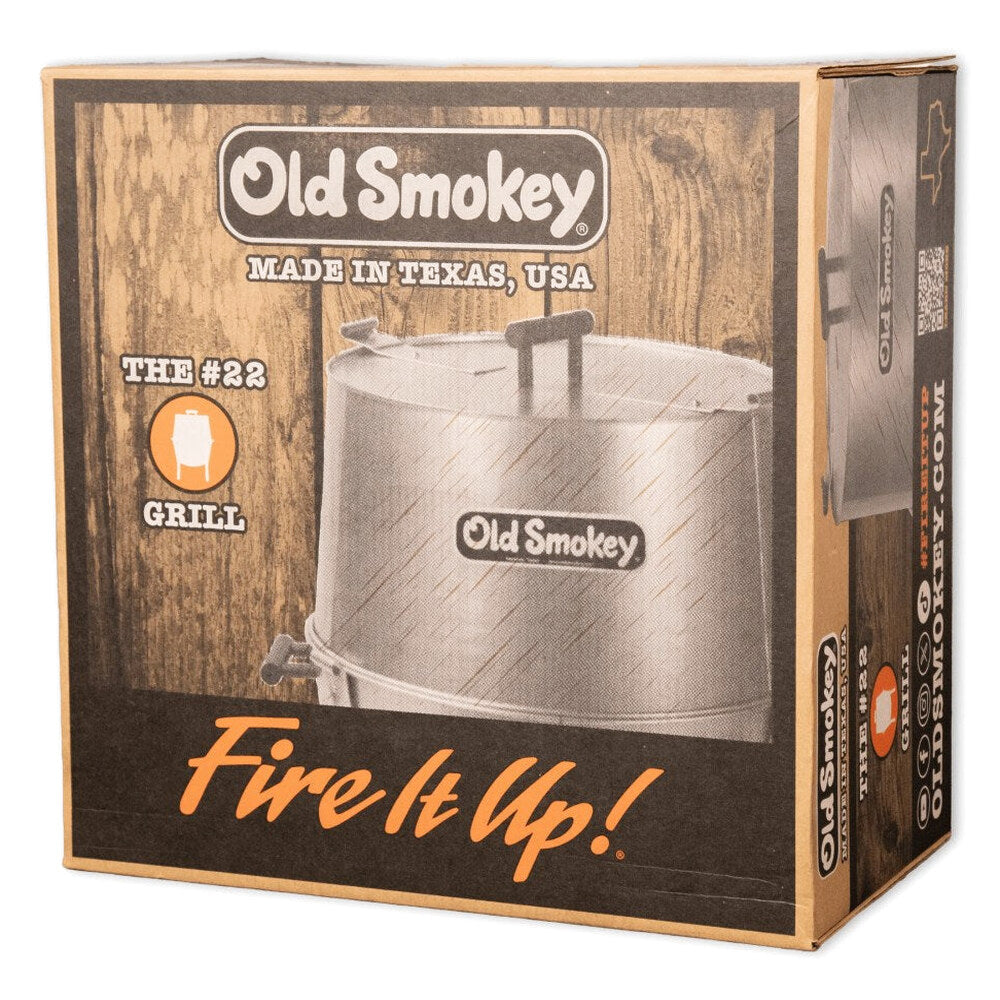 Old Smokey 22 Inch Portable Charcoal Grill - #22