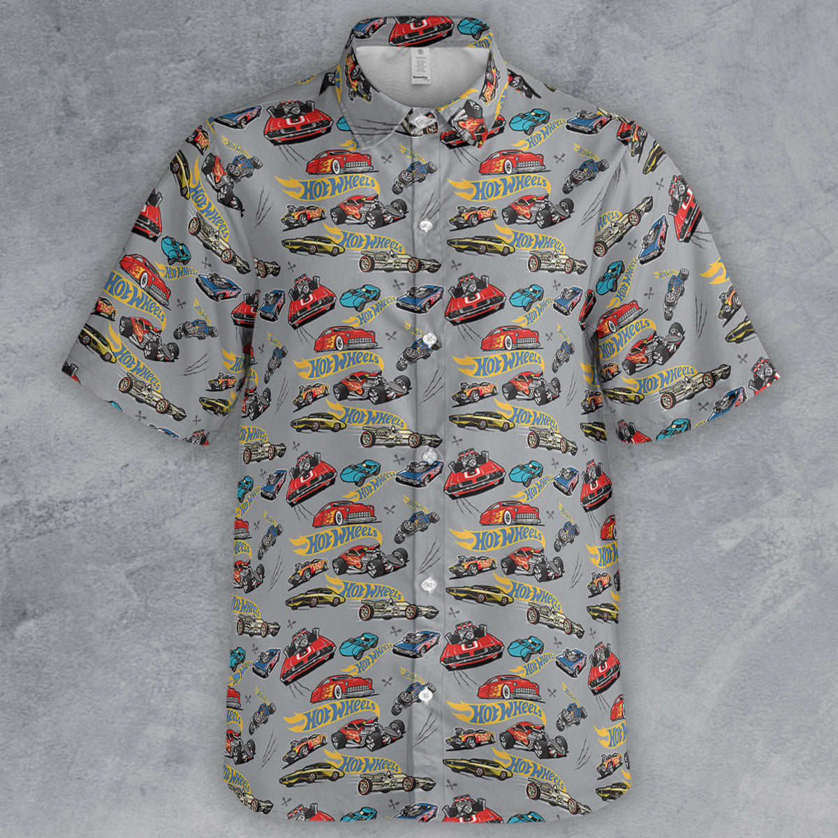 Hot Wheels Classic Car Button Down Shirt