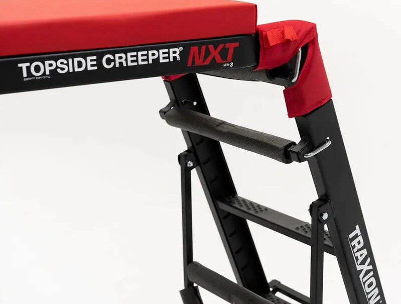 Traxion Engine Creeper, Low-Profile Foldable Topside Service Mat, Black - 3-200 NXT