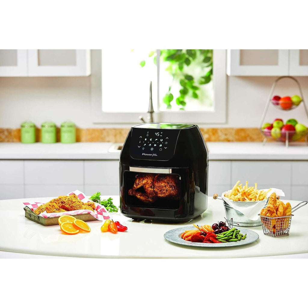 PowerXL Air Fryer Oven 10 Quart With Rotisserie And Food Dehydrator - XLT