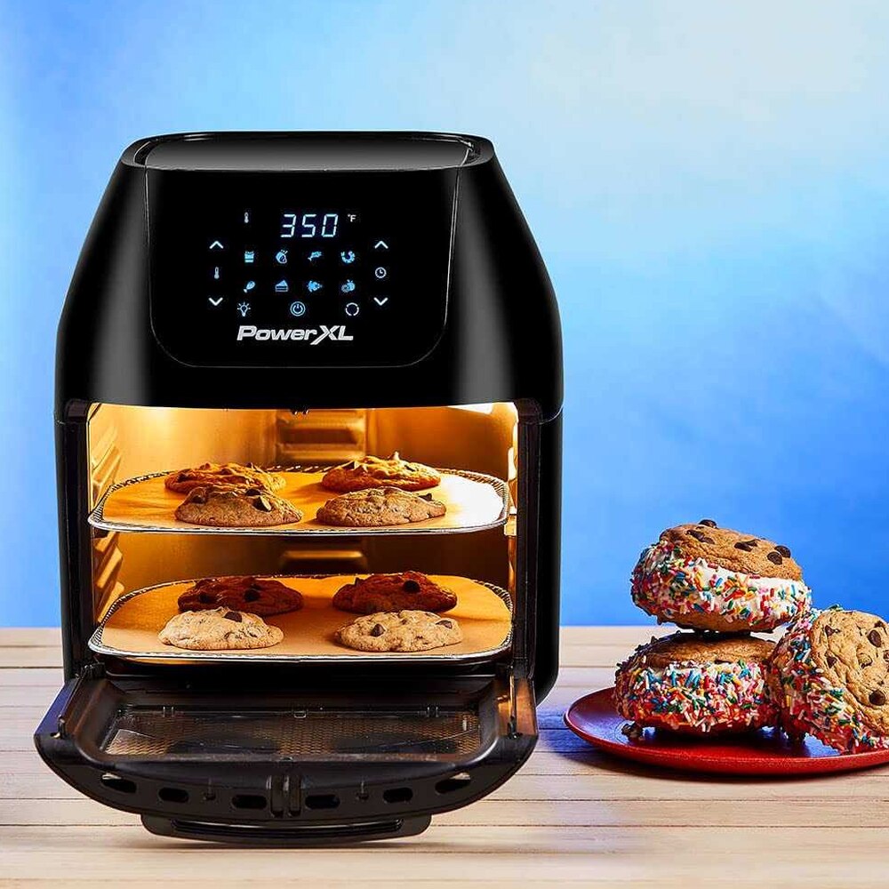PowerXL Air Fryer Oven 10 Quart With Rotisserie And Food Dehydrator - XLT