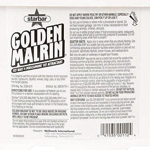Starbar Golden Malrin Fly Bait, 10 lb - 100527078