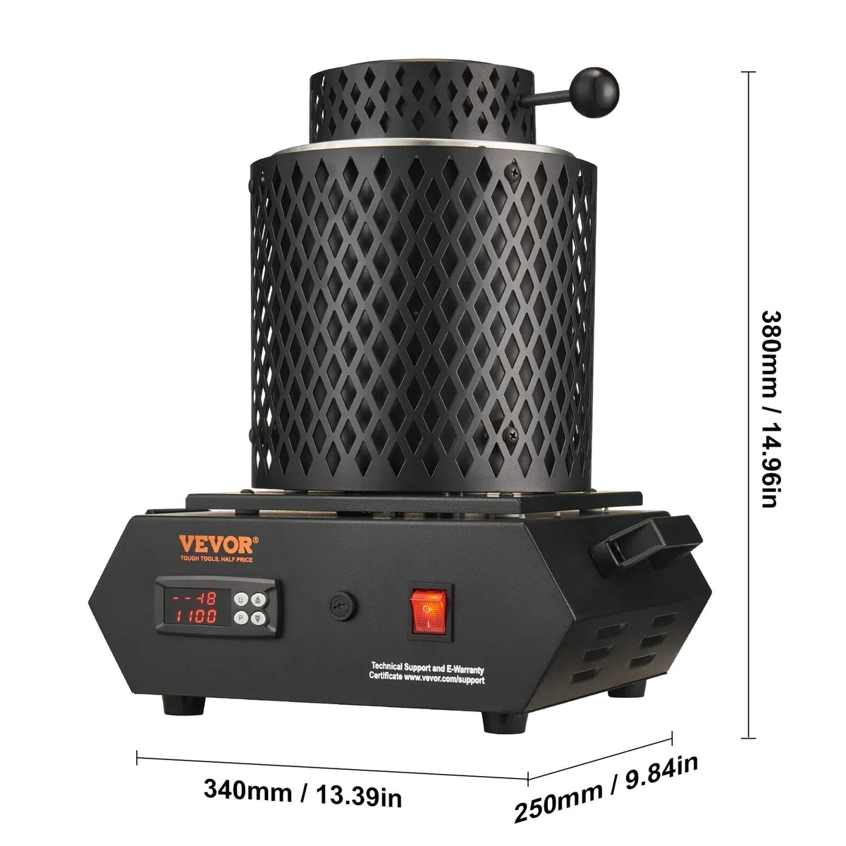 SKYSHALO Gold Melting Furnace, 1 + 3 KG, 1350W