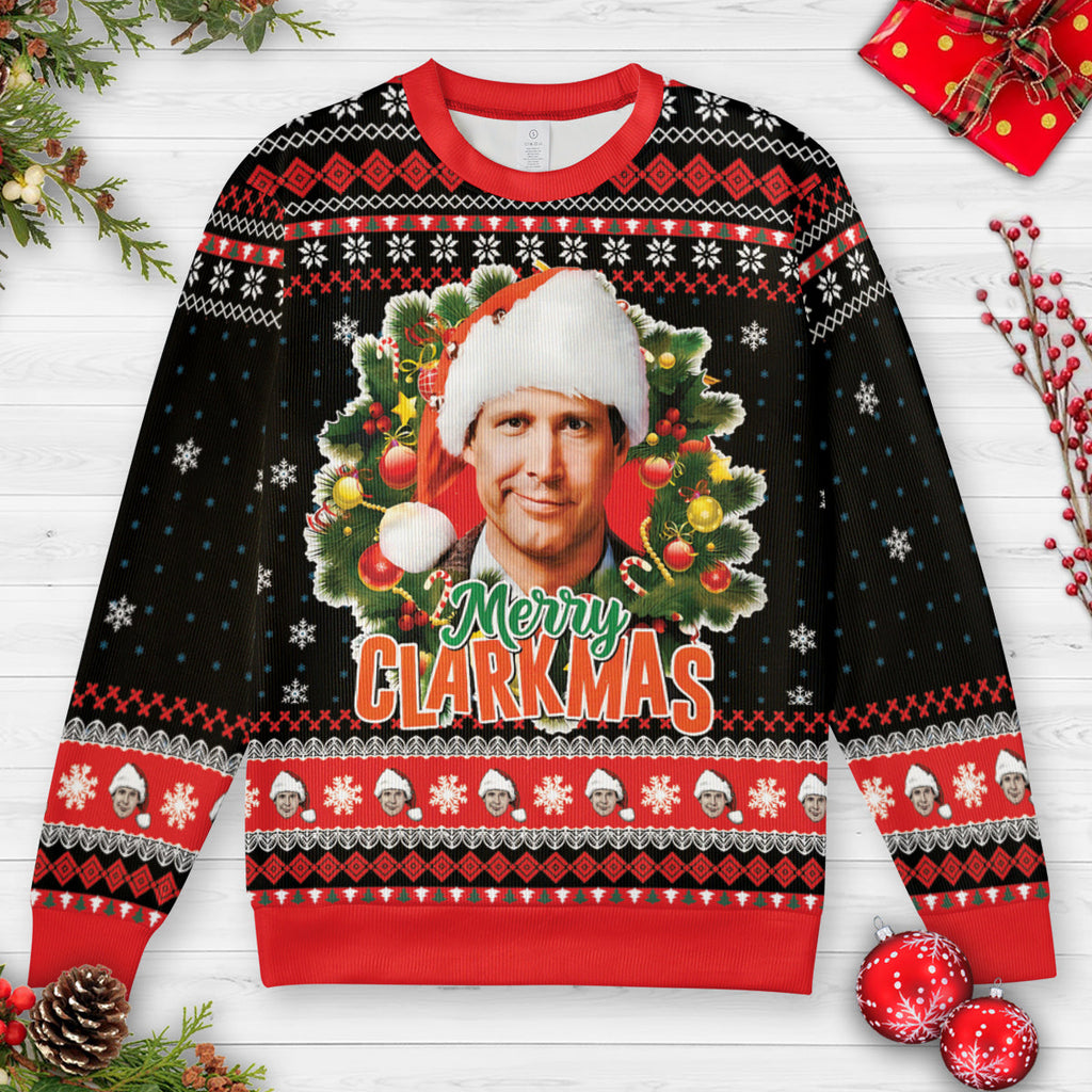 Merry Clarkmas National Lampoon's Christmas Vacation Ugly Christmas Sweatshirt