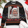 Here's Jolly Jack Nicholson The Shining Ugly Christmas Sweatshirt