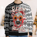 Sleigh Them All Terrifier Ugly Christmas Sweatshirt