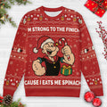 Strong To The Christmas Finich Ugly Christmas Sweatshirt