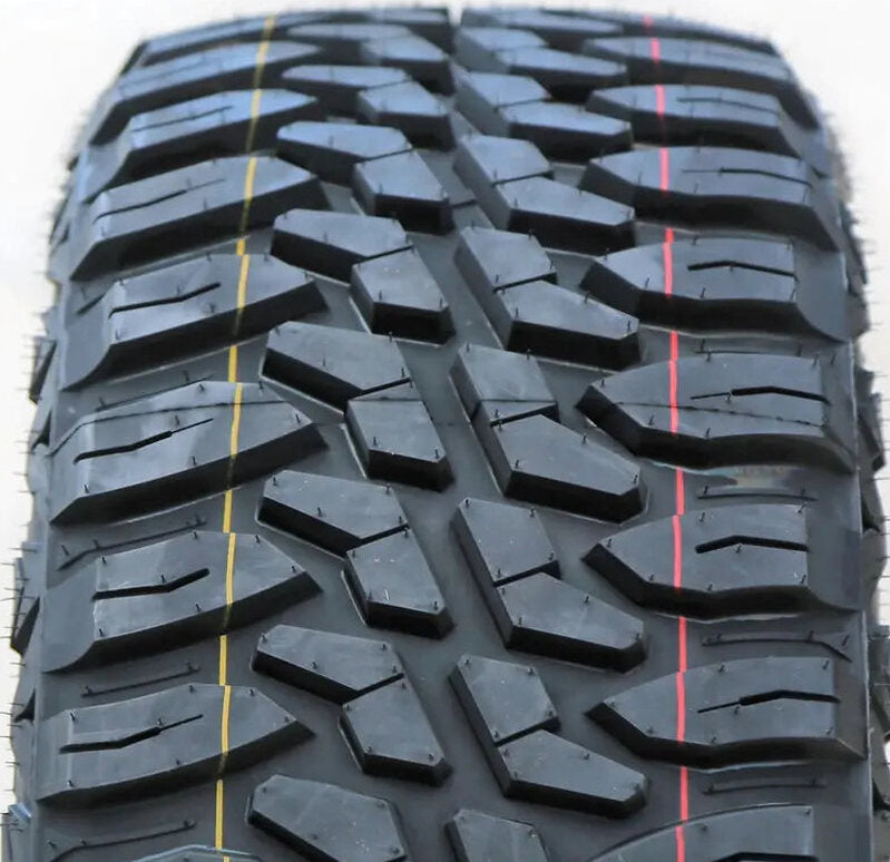 Set Of 4 LT275/65R20 126/123Q E-Rated Mud-Terrain Tires - 10-Ply Construction