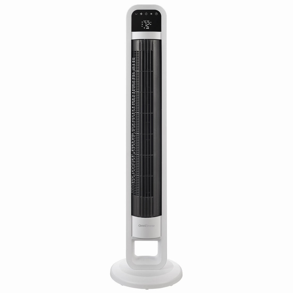 OmniBreeze Tower Fan With Internal Oscillation And Wi-Fi
