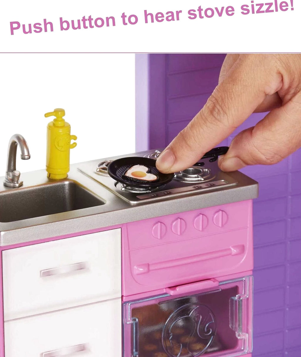 Barbie DreamHouse Dollhouse With 70+ Accessories, Working Elevator, Lights And Sounds
