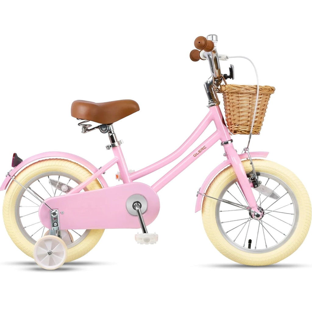 Glerc Girls' Kids' Bike, 12 inch, Pink, Ages 2-4 Years - Little Molly