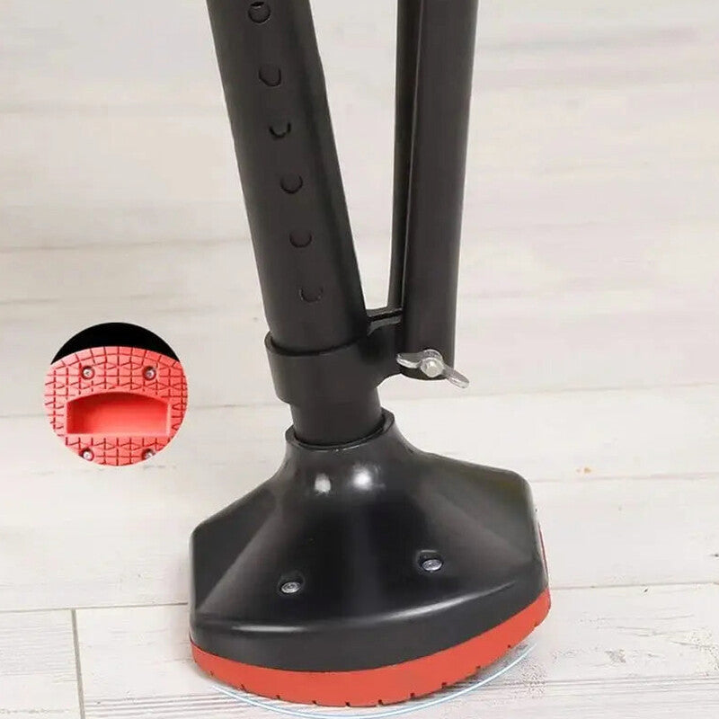Hands-Free Knee Crutch - Adjustable Height With Padded Support
