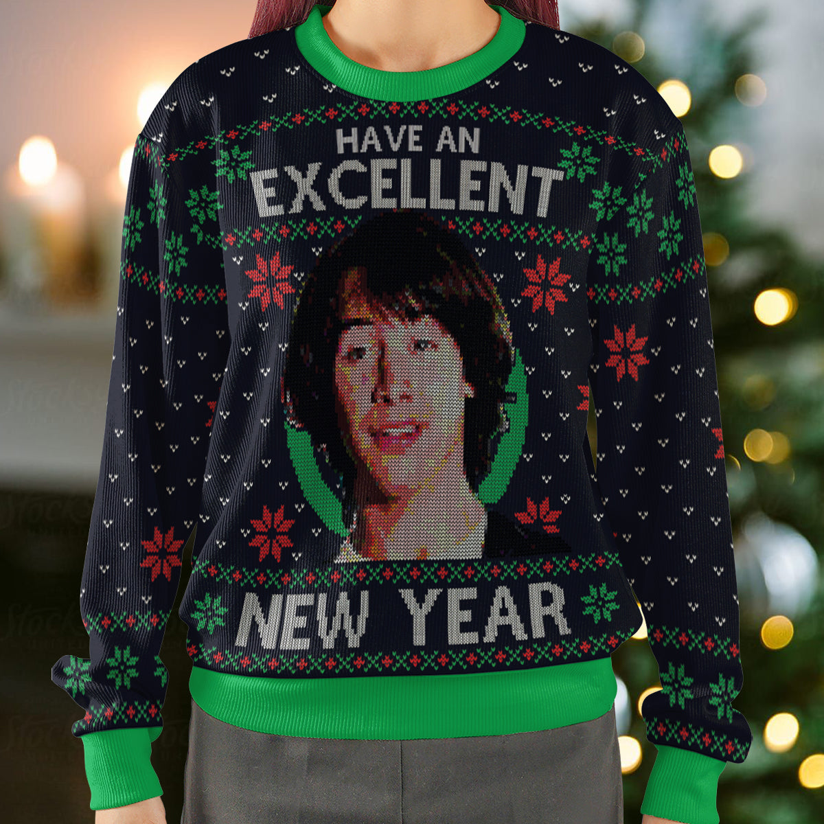 Excellent New Year Ugly Christmas Sweatshirt
