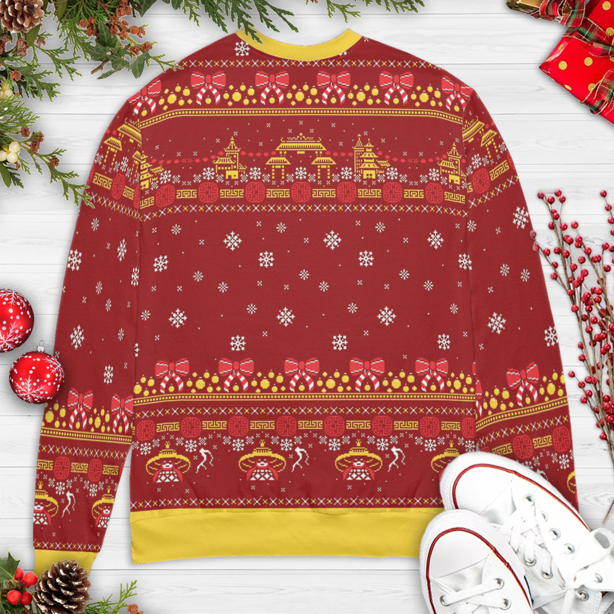 Russell For The Holidays Ugly Christmas Sweatshirt