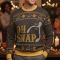 Oh Snap Wishbone Thanksgiving Ugly Christmas Sweatshirt