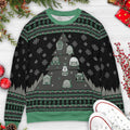 Warhammer 40k Christmas Tree Ugly Christmas Sweatshirt