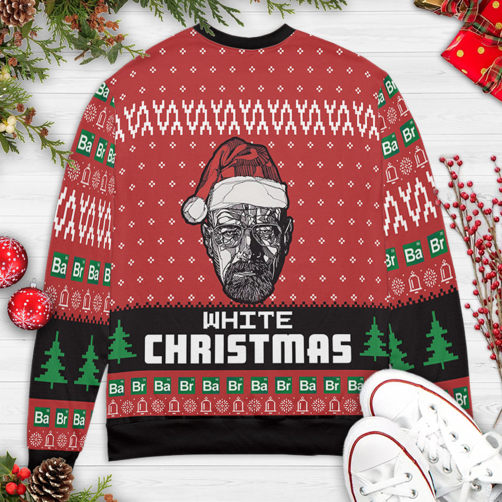 White Christmas Ugly Christmas Sweatshirt