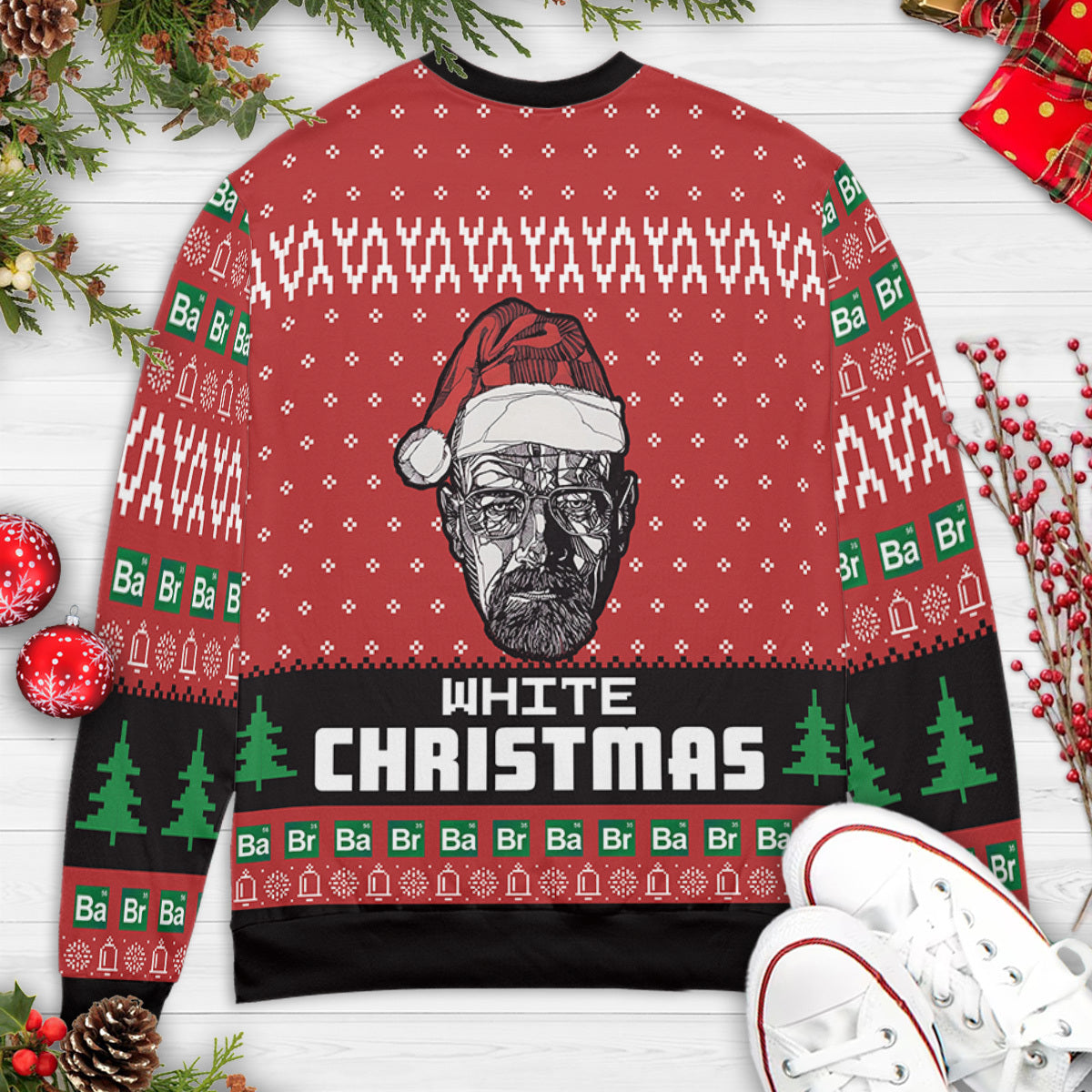 White Christmas Ugly Christmas Sweatshirt