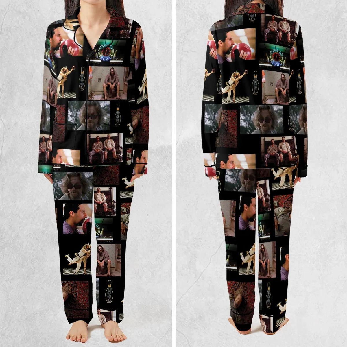 The Big Lebowski Famous Scenes Pajamas Set