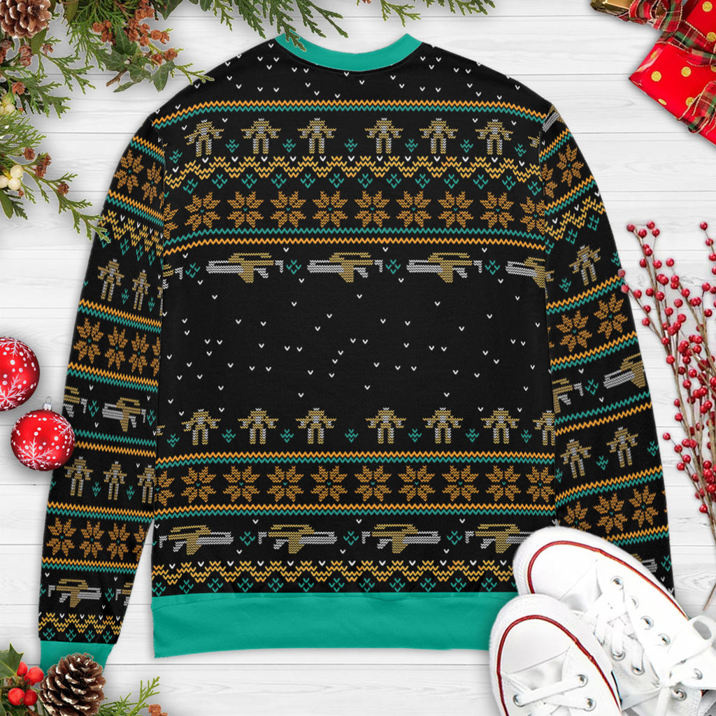 Happy Alien Xmas Ugly Christmas Sweatshirt