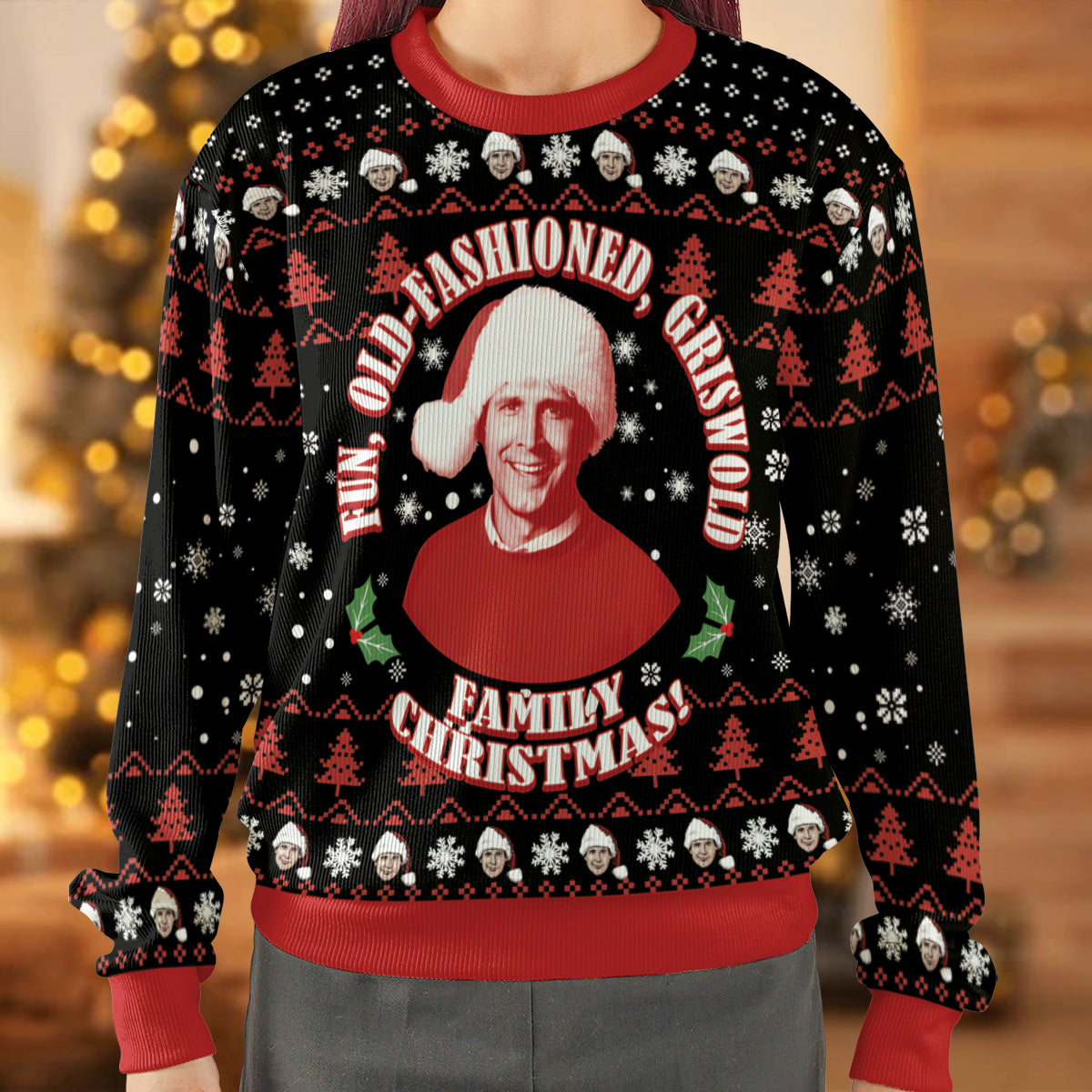 Old-Fashioned Griswold Ugly Christmas Sweatshirt
