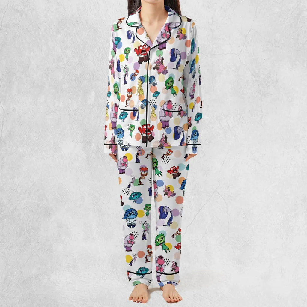 Emotion Characters Inside Out Pajamas Set