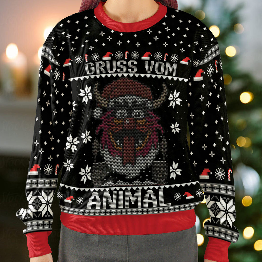 Gruss Vom Animal Ugly Christmas Sweatshirt