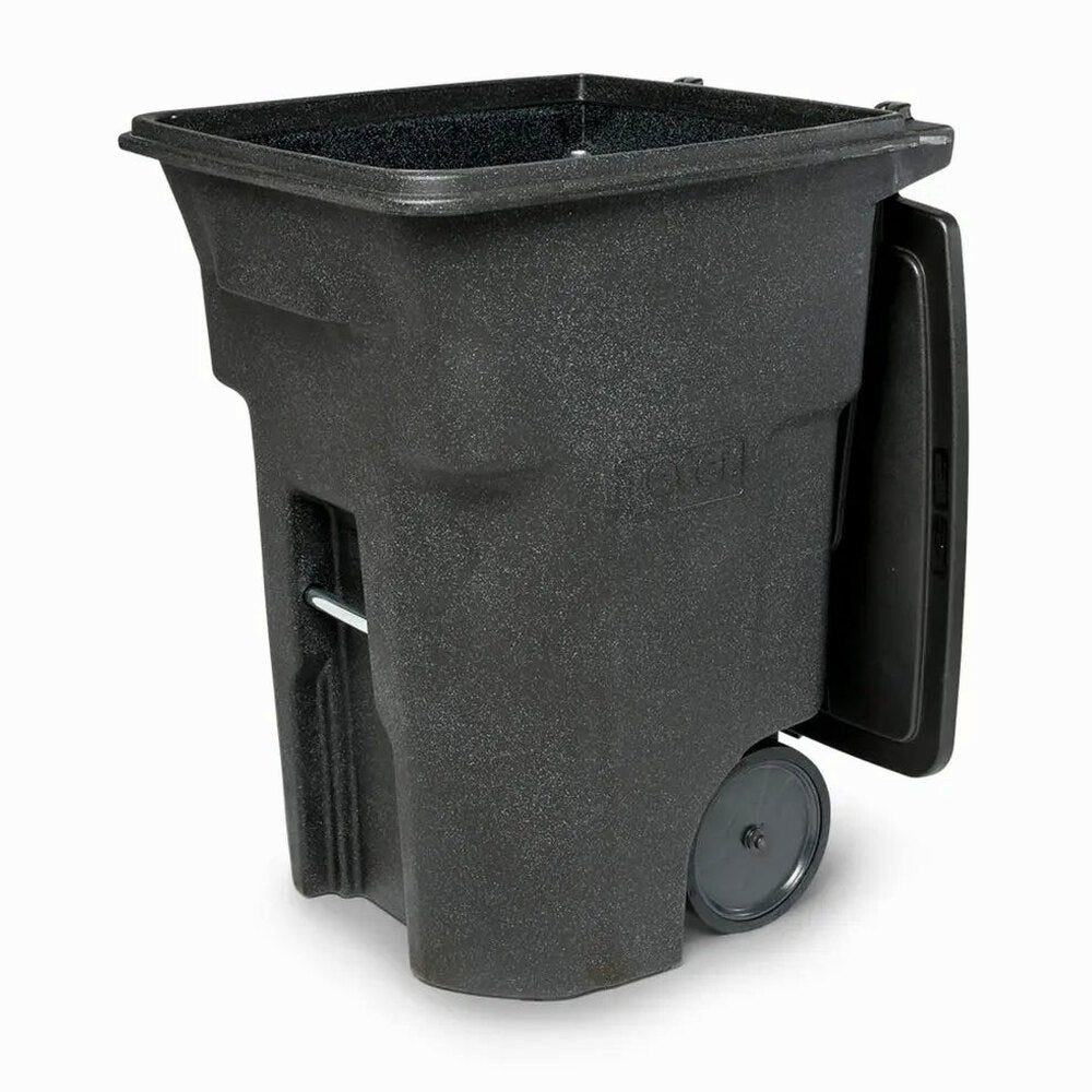 Toter 96 Gallon Trash Can With Smooth Wheels And Lid