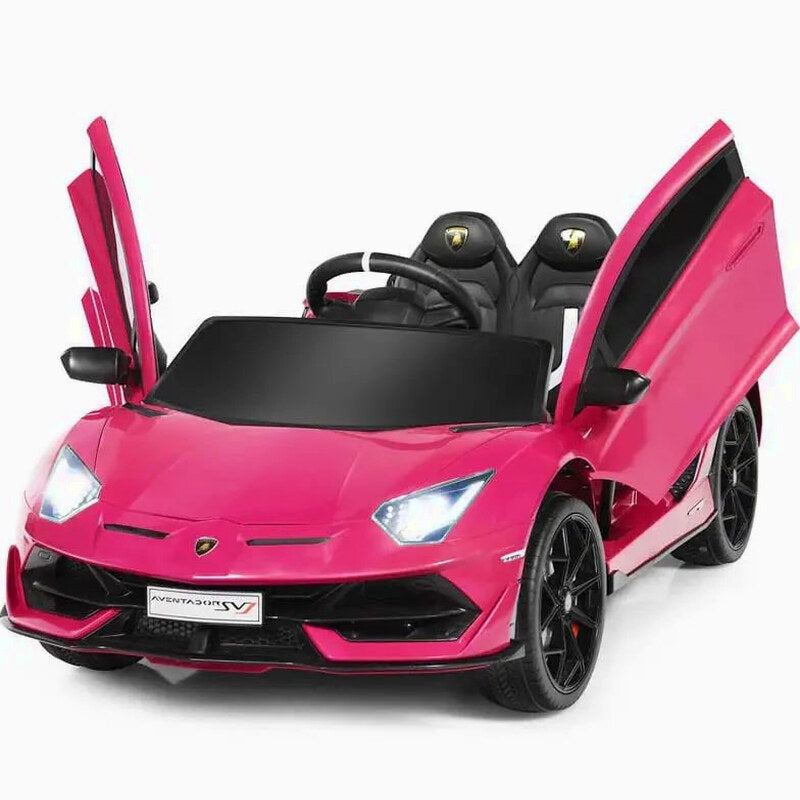 Lamborghini SVJ Kids Ride-On Electric Sports Car, 12V - SVJ