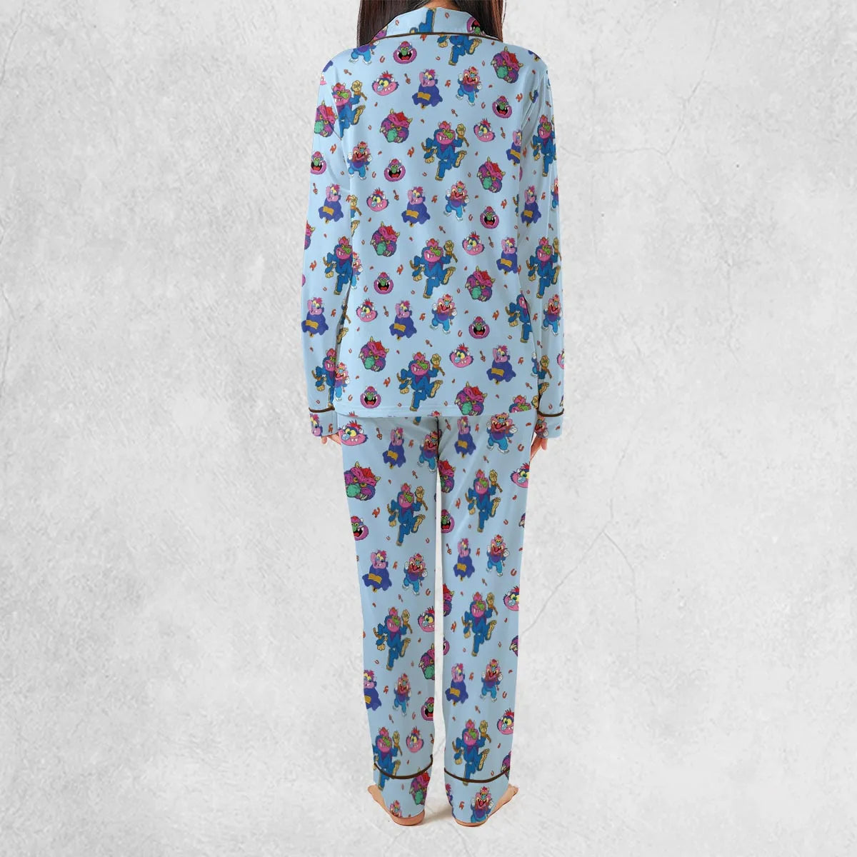 Blue Monster My Pet Monster Pajamas Set