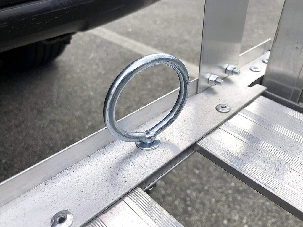 Aluminum Hitch Mount Cargo Carrier With 47 Inch Long Ramp, 1 Pack - 80779