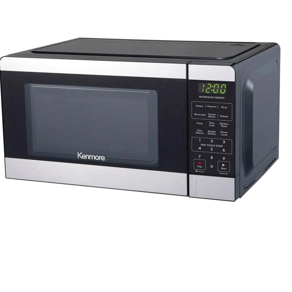 Kenmore Countertop Microwave Oven, 0.7 Cu Ft, 700W, Stainless Steel - Digital Display