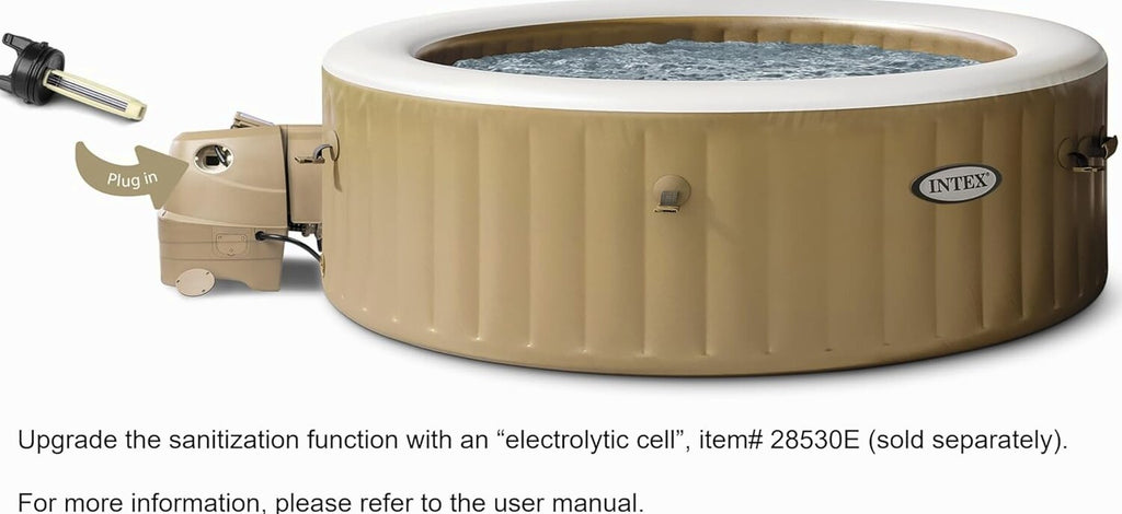 INTEX PureSpa Bubble Massage Spa Set, 4 Person, 77in x 28in - 28425EH
