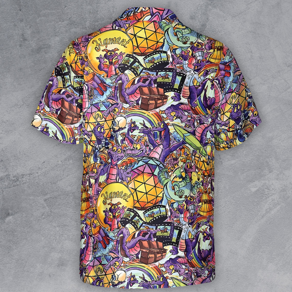 The Cute Dragon Figment Button Down Shirt