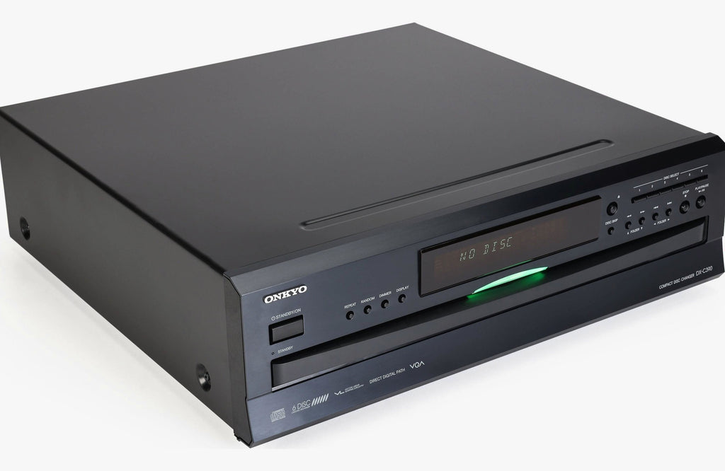 Onkyo 6-Disc CD Changer, Black - DX-C390