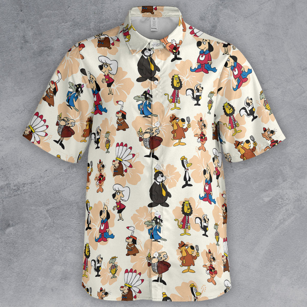 Nostalgia Underdog Characters Button Down Shirt