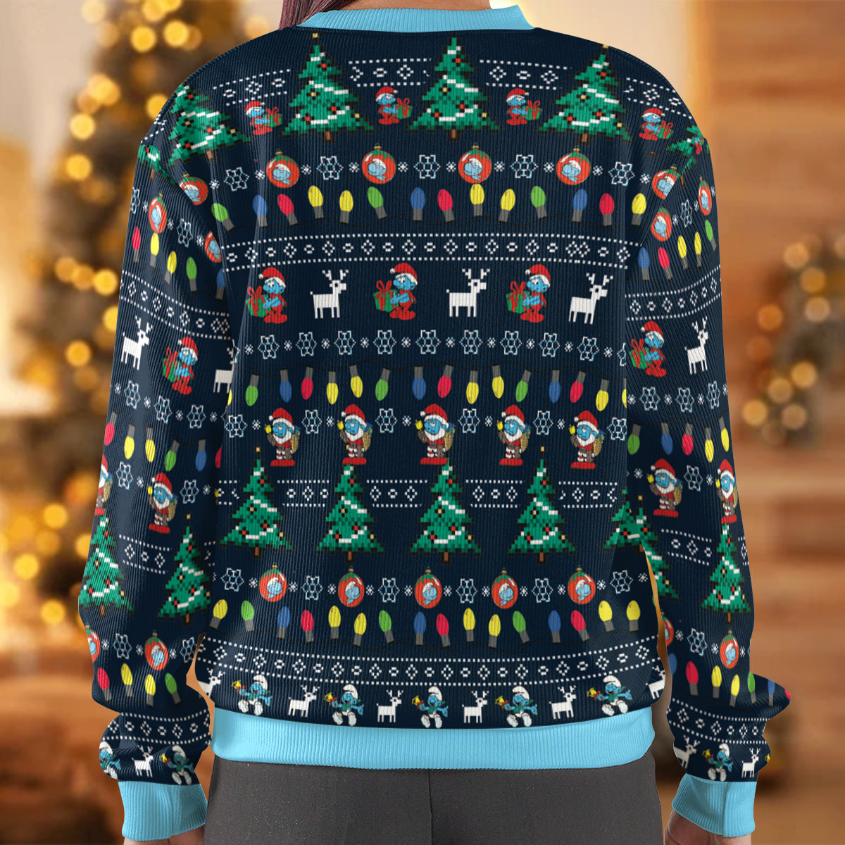 Let It Smurf Ugly Christmas Sweatshirt