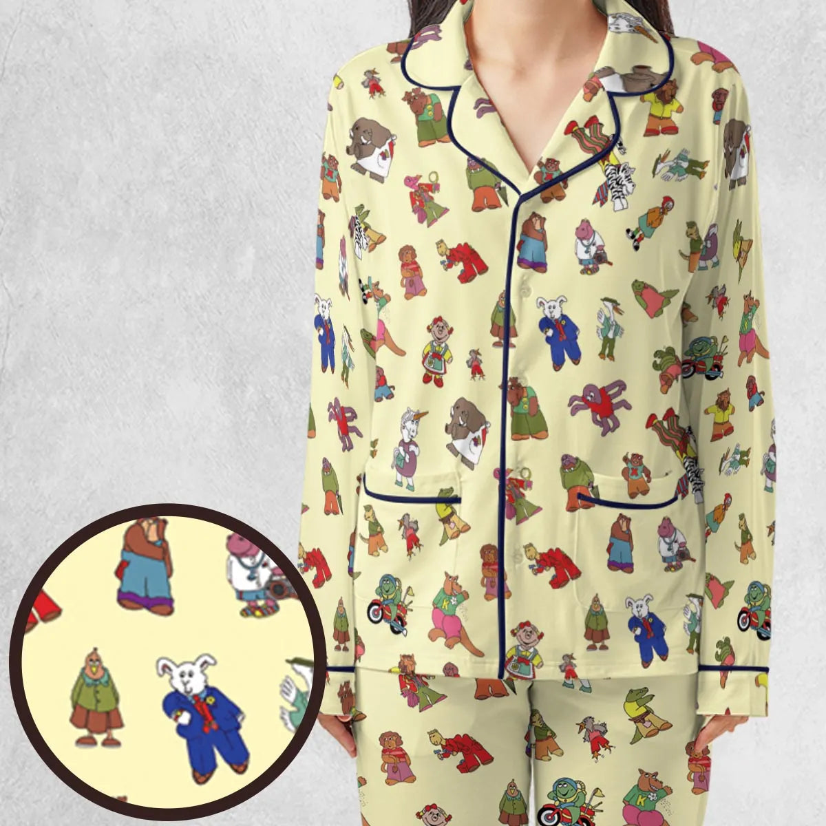 Sweet Pickles Characters Pajamas Set