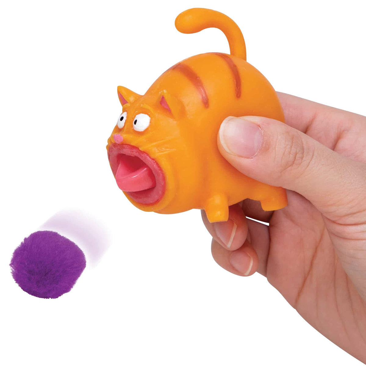 Pom Pom Launching Cat Toy
